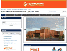 Tablet Screenshot of libguides.southmountaincc.edu